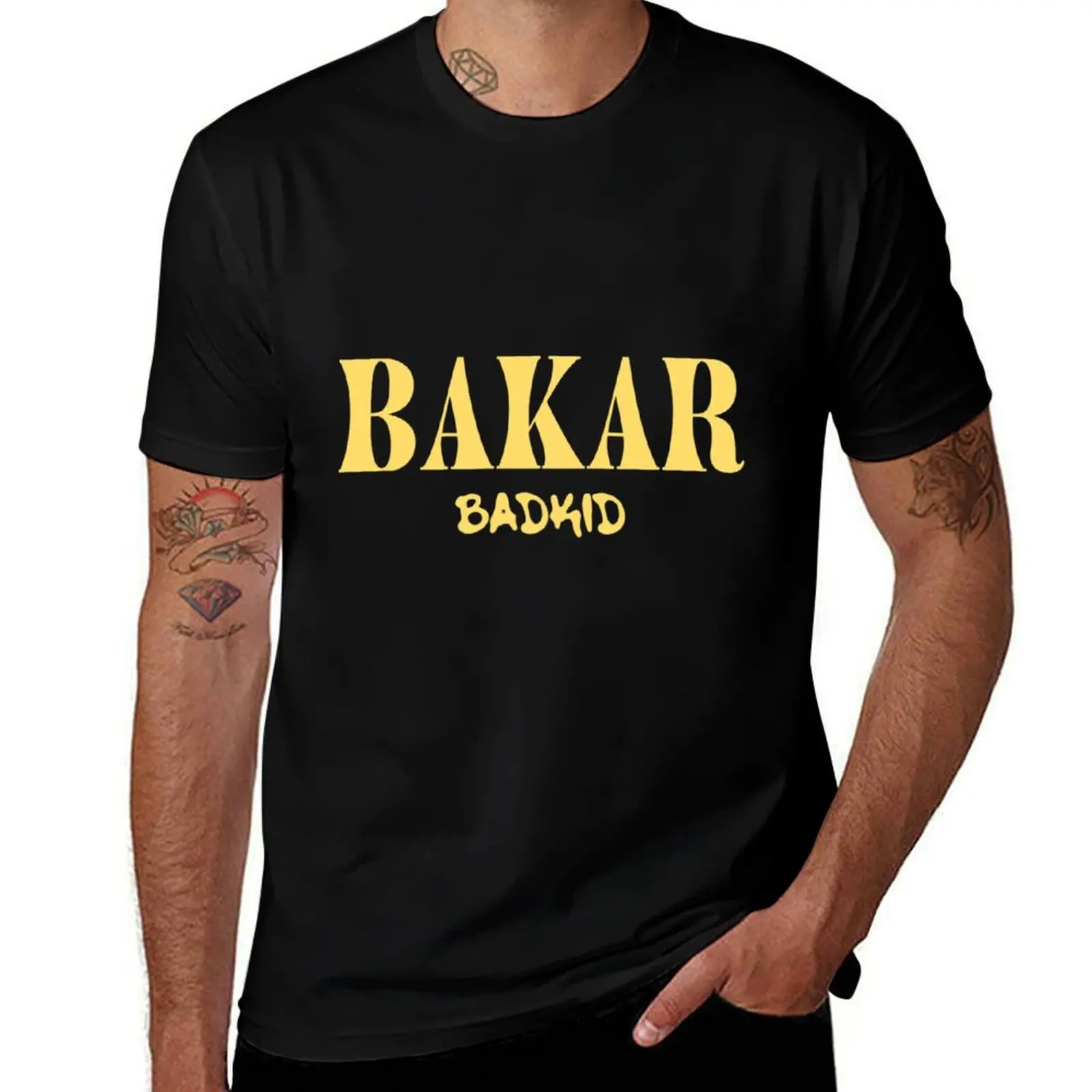 

BAKAR BADKID T-Shirt basketball graphic tees plus sizes topping mens designer clothes