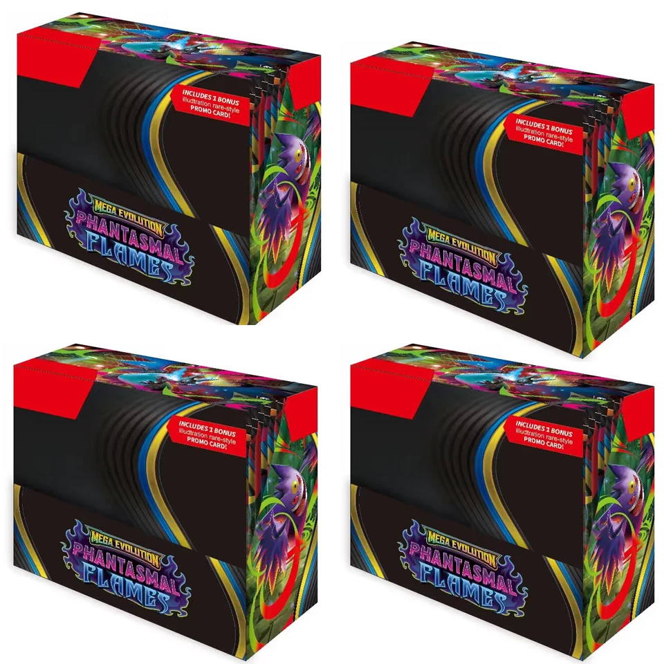 NEW  360Pcs/Set PokémonCard MEGA EVOLUTION Pre-group SCARLET&VIOLE 151 PHANTASMA FLAMES Prismatic English Booster Battle Card