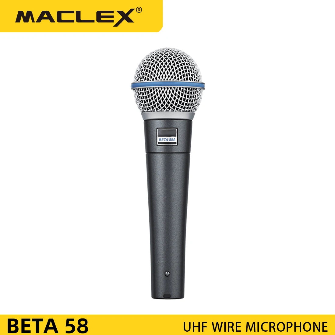 

TOP Quality BETA58A Professional Wired Microphone BETA58 Super-Cardioid Dynamic Mic Mike Karaoke Live Vocals Performance Stage