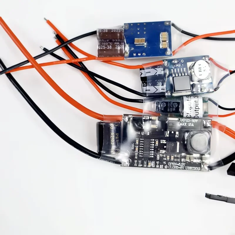 UBEC 5V 3A 5A 7A 15A Volledige Afscherming Antijamming Switching Regulator Voor FPV RC Drone Ontvanger Voeding externe