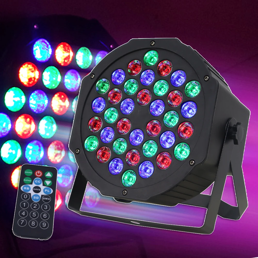 Par Lights RGBW LED Stage Lights DJ Lights Sound Activated with Remote DMX Control For Festival Party Event Wedding Bar Church