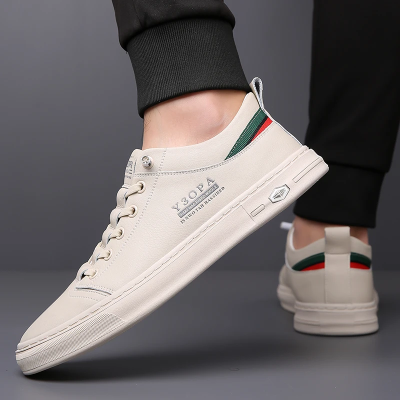 2024 Summer New Casual Shoes for Men High Quality Fashion Board Shoes Breathable Breathable Casual Sneakers Small White Shoes