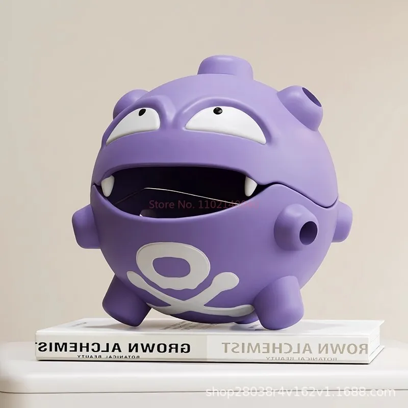 

New Cartoon Koffing Mosquito Coil Tray Anime Gastly Indoor Incense Holder Cute Bedroom Grimer Figure Desktop Car Decoration