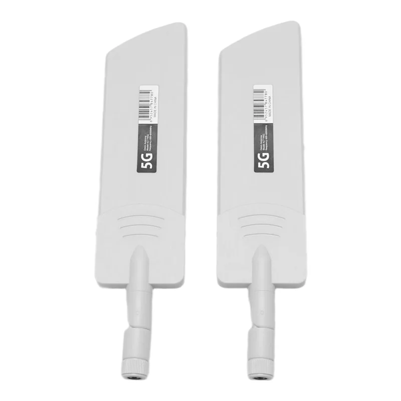 B24B 2PCS 5G Antenna 5G/3G/4G/GSM Full Band Glue Stick Omni Wireless Smart Meter Router Module Gain White SMA Male