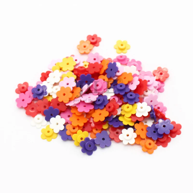 

100pcs Moc Plant Flower Small 3742 Street View Decorate Enlighten Building Block Bricks Compatible with 3741 Assembles Particles