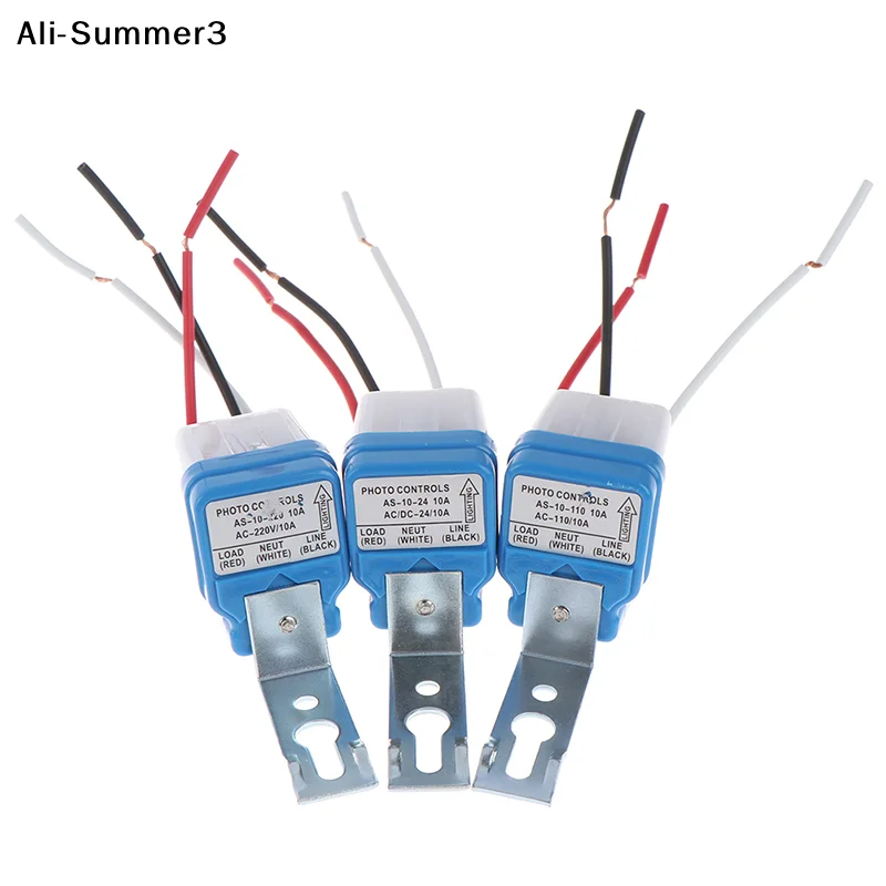 【S3y】【WG】AC 24v 110v 220v auto street light switch night on day off sensor switches