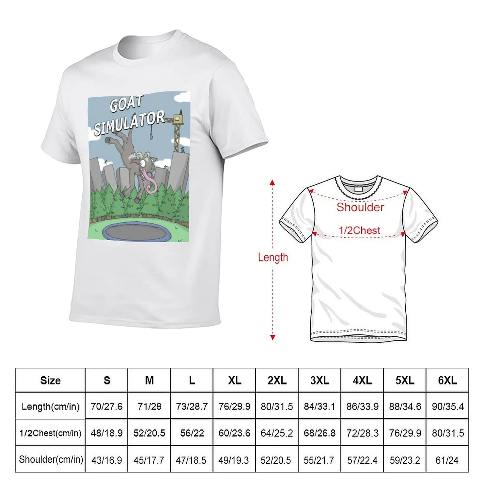Goa Simulator T-Shirt Casual Graphic Print Tee