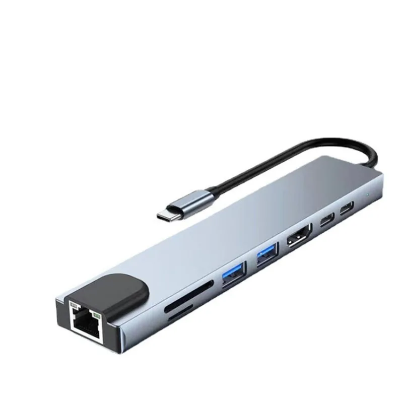 

5/8/13/14 in 1 docking station converter type-c to HDTV network interface card multi-function intelligent expansion hub