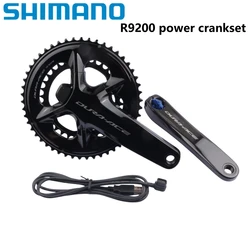 Shimano R9200 Power Crankset 165MM 170MM 172.5MM 12Speed Power Meter 50-34T/52-36T/54-40T Chainring Dura Ace Road Bike Crankset
