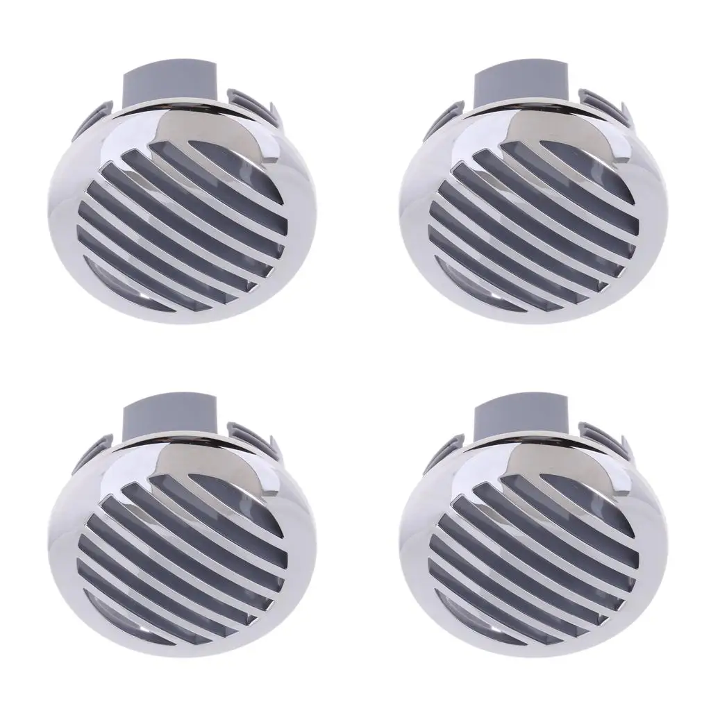 

4 шт. морская лодка на колесах 3 дюйма 76 мм из нержавеющей стали с круглым вентиляционным отверстием 81932SS-HP