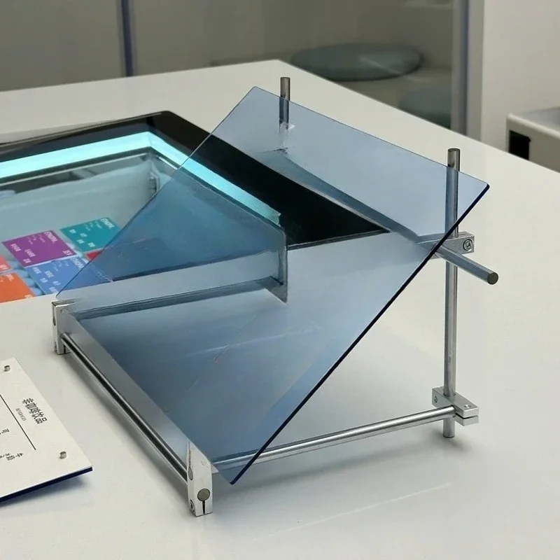 Acrylic display stand, small poster display stand, desktop ornament bracket base