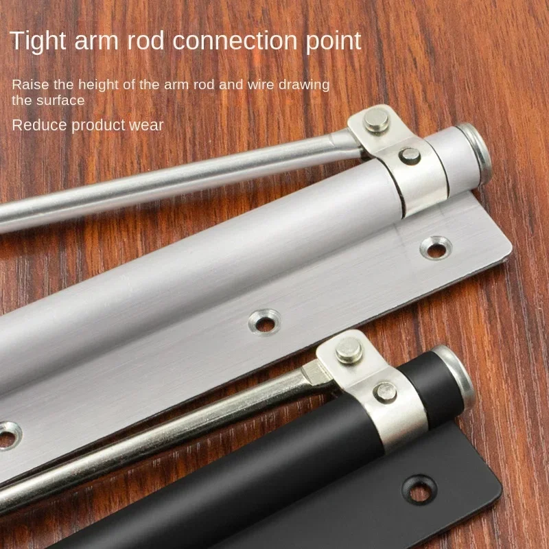 20-40kg door lock 180 degree automatic installation spring door closer stainless steel adjustable surface door closer WF