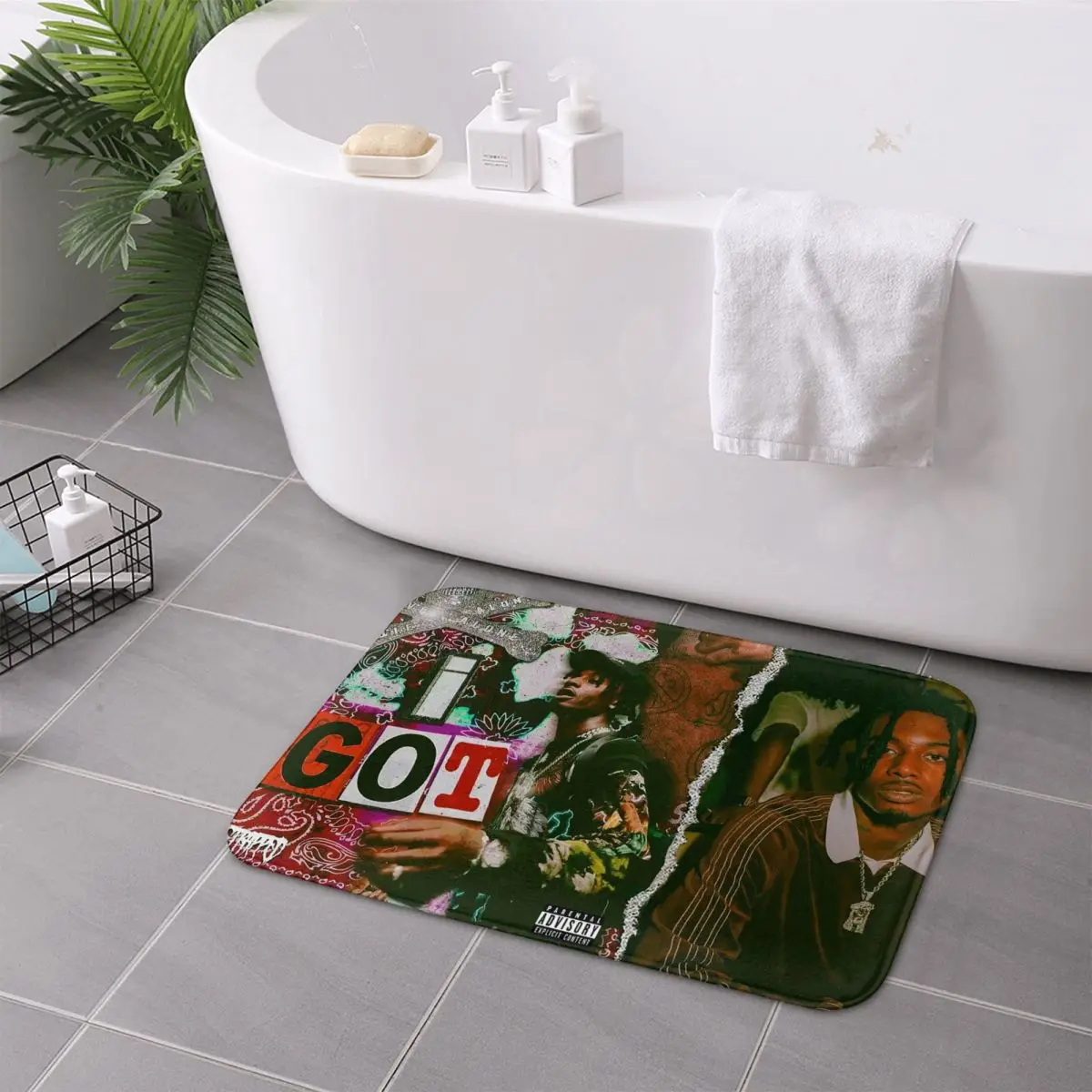 Hip-hop Singer Playboi Carti Non-slip Doormat Floor Mat Cushion Carpet Rug for Kitchen Entrance Home Balcony Footpad Mats