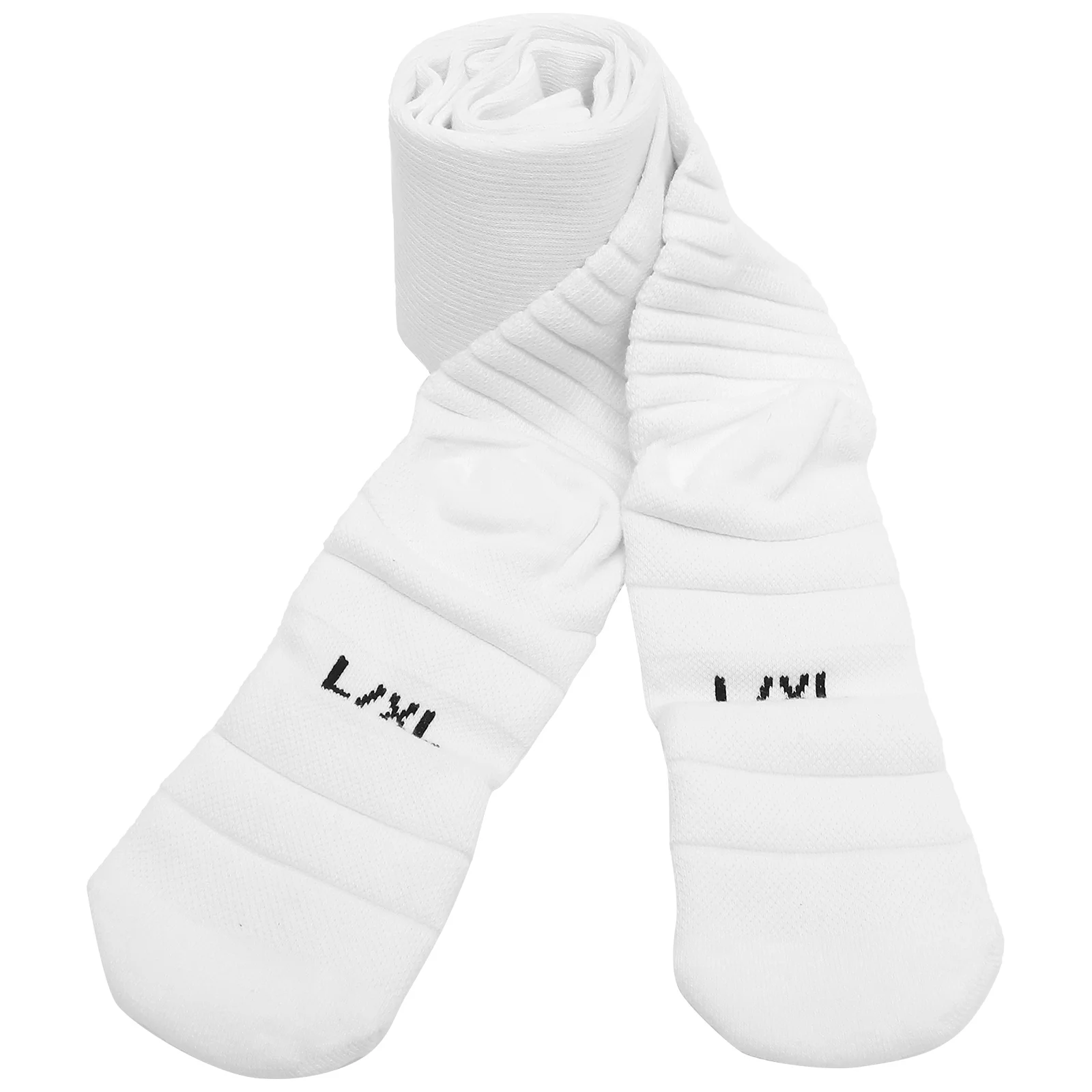 

1 пара толстых футбольных носков с высокой трубкой, нескользящая поддержка, защита лодыжки, длинные спортивные носки, молодежные футбольные аксессуары