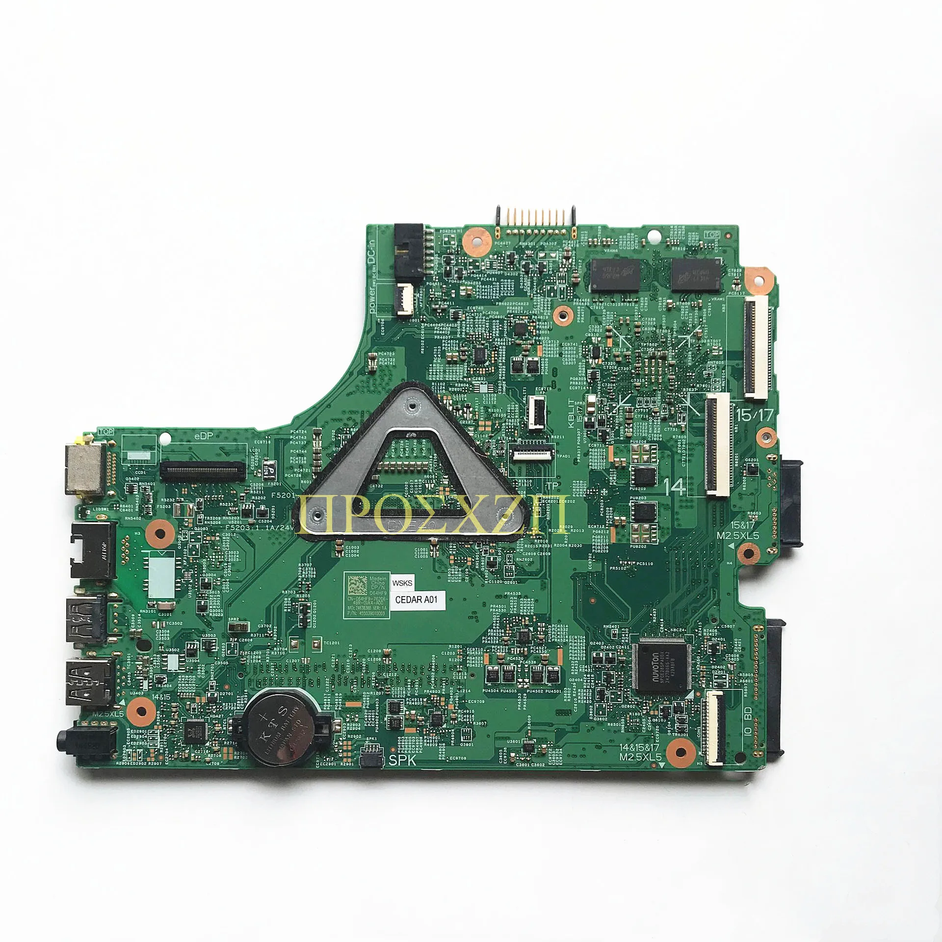 

CN-064HF9 064HF9 64HF9 Высокое качество для DELL 3442 3542 3443 3543 Материнская плата ноутбука 13269-1 с процессором SR210 3805U 100% полное тестирование