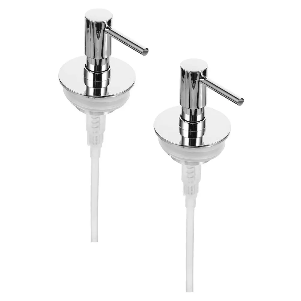 

2 шт. герметичные насадки-помпы для распылителей, многоразовые сменные головки для дозаторов лосьона, пластиковые насосы для мыла, подходят для тоника и парфюмерии