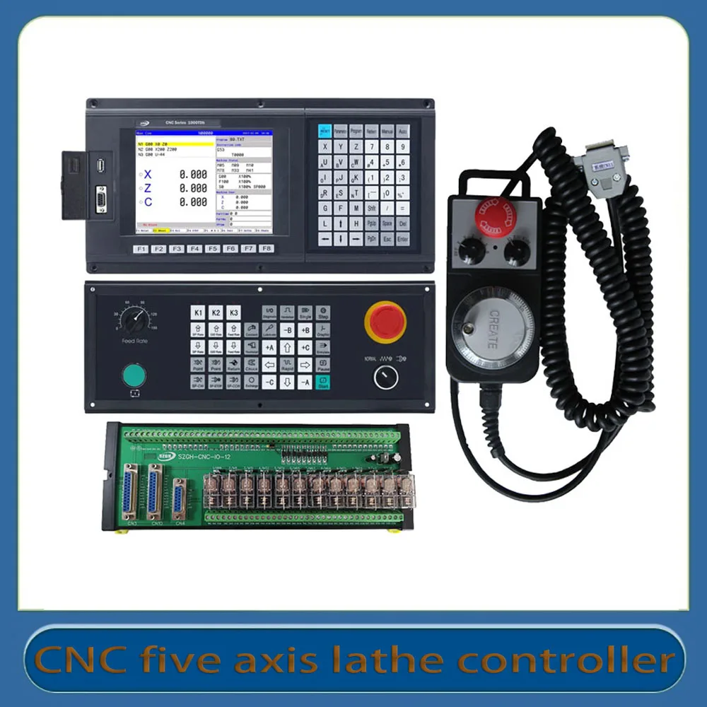 

CNC five axis motion control system SZGH-CNC1000TDb-5 lathe controller G-code servo stepper with handwheel