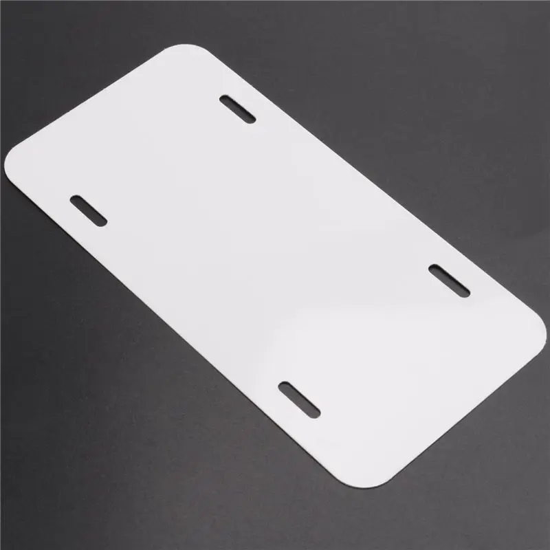 A30P-10 Pack Sublimation License Plate Blanks,Heat Thermal Transfer DIY Picture,Aluminum License Plate Tag