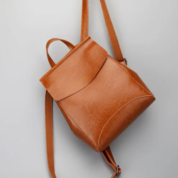 Fashionable And Versatile Multifunctional Cowhide Backpack Fashion Versatile Women's Multifunctional Genuine Backpack Leather