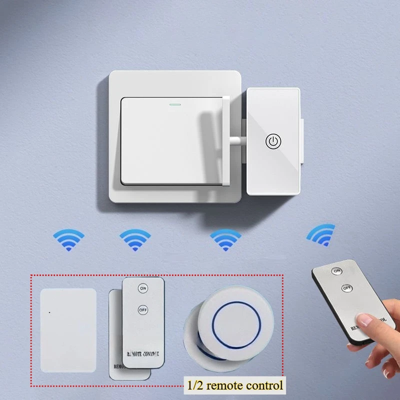 Charging Intelligence Wireless Control Light Switch Off Tool Automatic Button Indoor Light remote Switch  Portable Smart Control