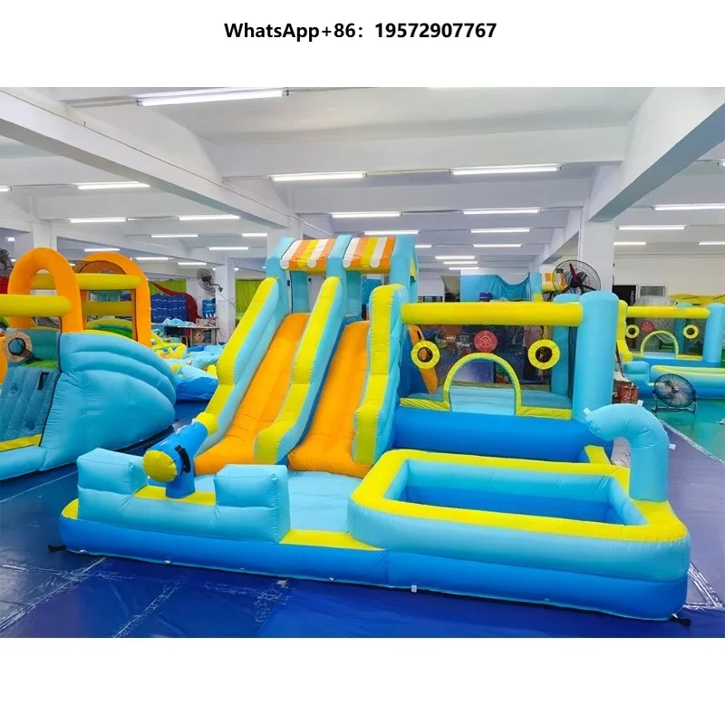 Large Bounce House Inflatable Commercial Outdoor Inflatable Playground Equipment Slide Inflatable Bouncy Castle