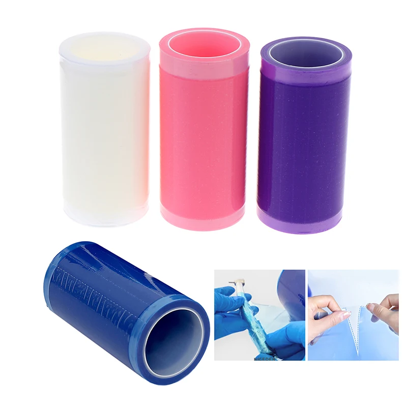 Hot 100Pcs/roll Dental Barrier Film Covers Waterproof Disposable Plastic Anti-fouling Film Dental Protective Barrier Film Tape