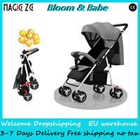 Baby stroller stroller Portable Baby Stroller Compact Easy Fold MultiPosition Large Storage Basket Umbrella Toddler