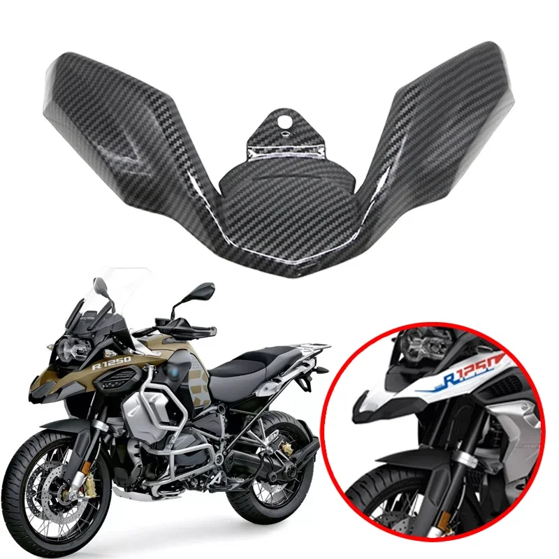 

Fit For BMW R1200GS LC R1250GS R 1250 GS 2019-2023 Motorcycle Carbon Look Front Front Guide Wing Beak Fairing Wheel Extender