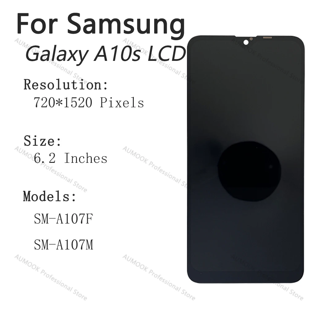 New Tested For Samsung Galaxy A10s LCD SM-A107F SM-A107M Display Touch Screen Digitizer For Samsung A10s LCD Replacement Parts