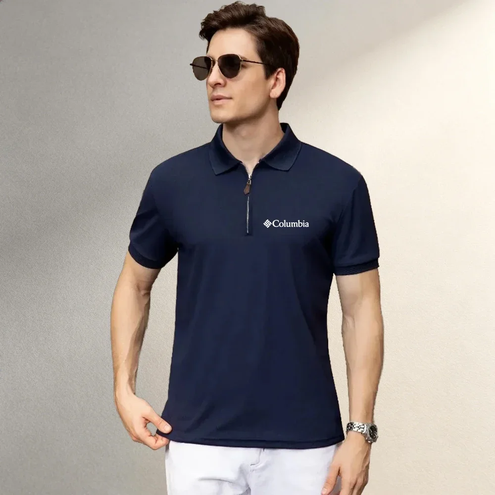 Men's Clothing Tops & Tees Polo Shirts Lightweight Basic Male Polo Tees Solid Color Short Sleeve Lapel Street Sports Office Tops