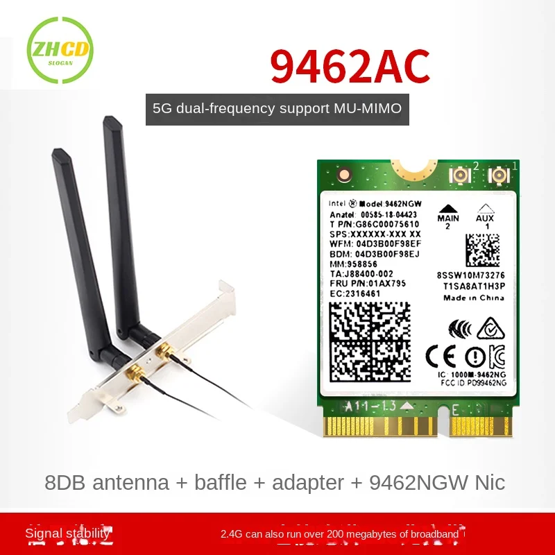 9462NGW: La Mejor Solución de Red Wi-Fi Dual Band para Computadoras Portátiles y Escritorio
