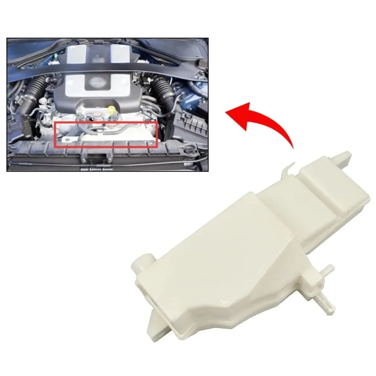

21710-JK000 Coolant Reservoir Tank For Infiniti G25 2011-2012 G35 2007 2008 Q60 2014 2015 Q40 2015 G37 For Nissan 370Z 2009-2012