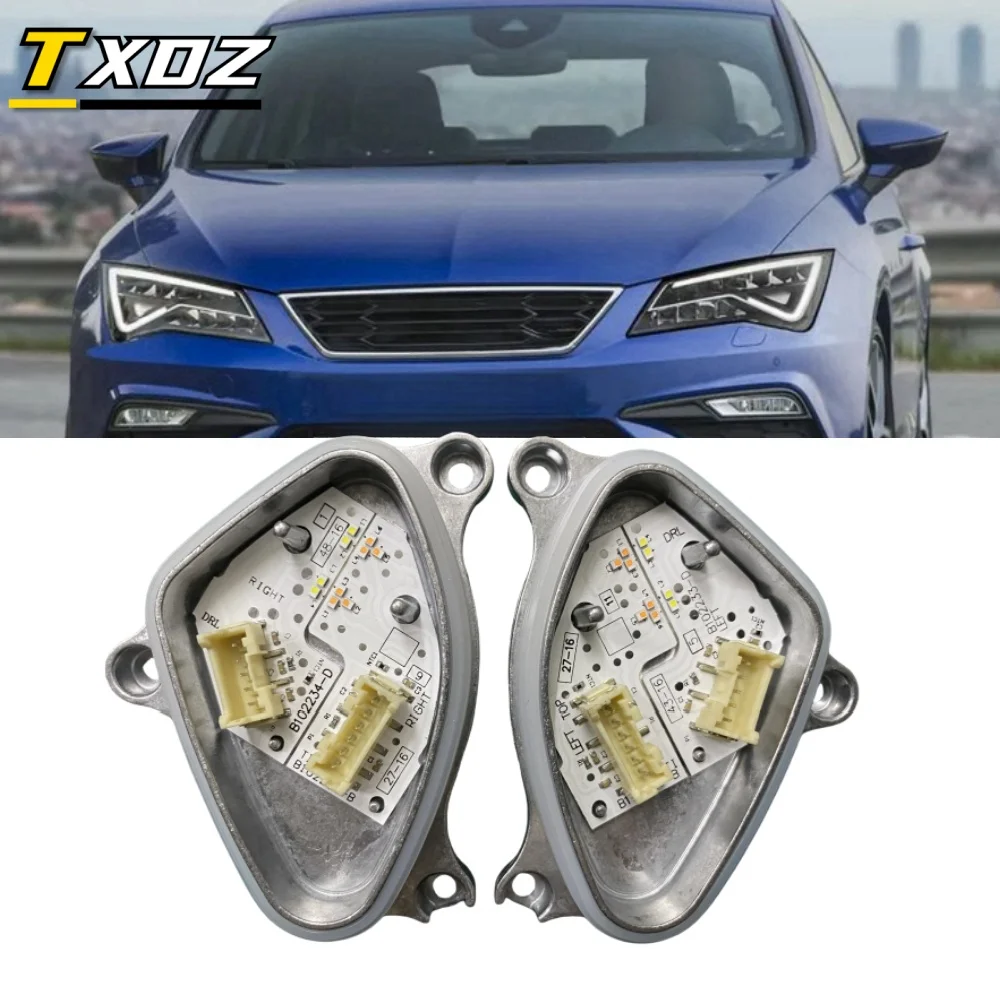 

New 5F0941475A For 2017 2018 Seat Leon Cupra LE Headlight DRL 90112019 2217059 L B102233-D LED Module B102234-D 5F0941476A