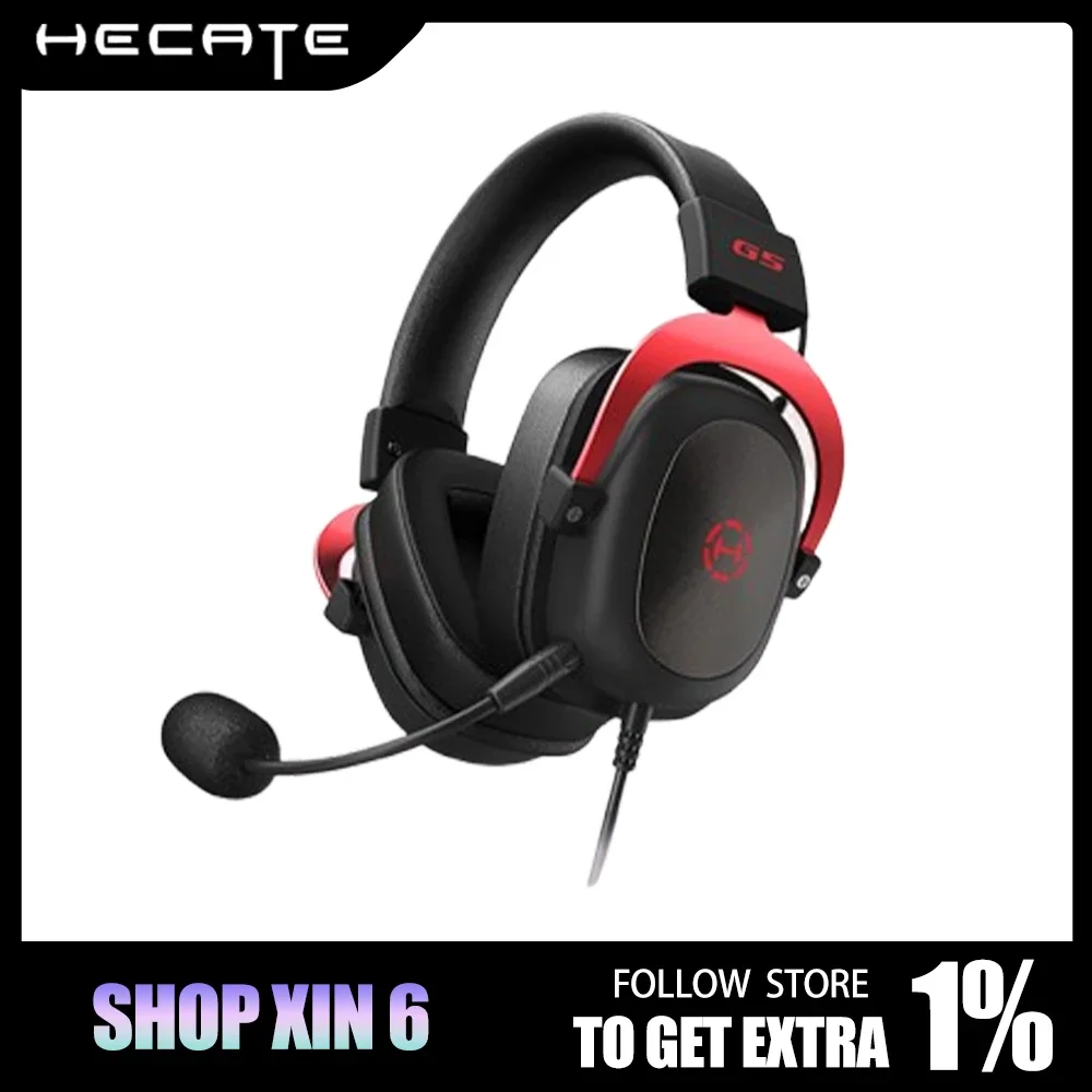 HECATE G5 Wireless Bluetooth Headset Surround Hifi Music Sound Headphone Esports Gaming Headphones Pc Game Accessories Man Gifts