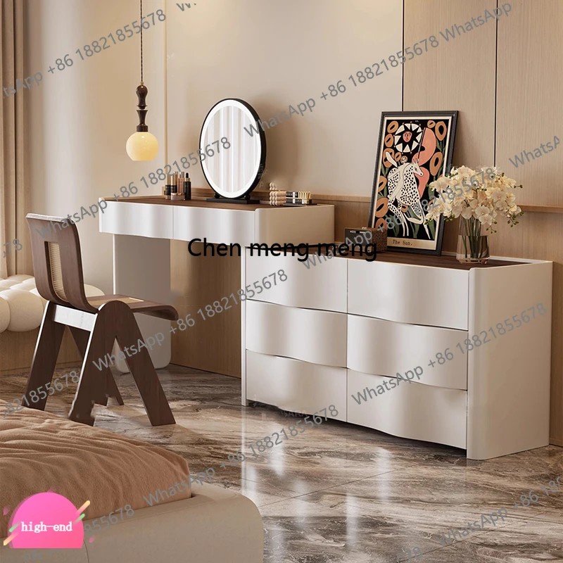 

Туалетный столик D5556 в итальянском винтажном стиле для квартиры, многофункциональный, с изголовьем, для туалетных принадлежностей, с ящиками, комод-тумба