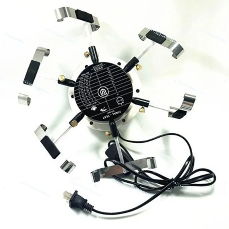 6 Position Watch Winding Machine Automatic Watch Winder with Silent Motor Rotating Display Case for Mechanical Watches AC DC Pow