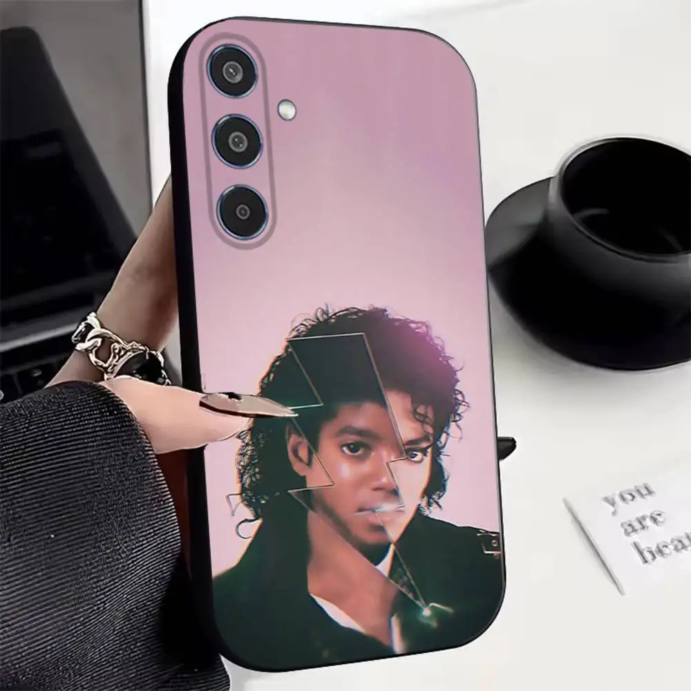 M-Michael Jackson-N Phone Case For Samsung Galaxy  A22 A21 Ultra  A70  A71 A73 A72 Black Back Cover