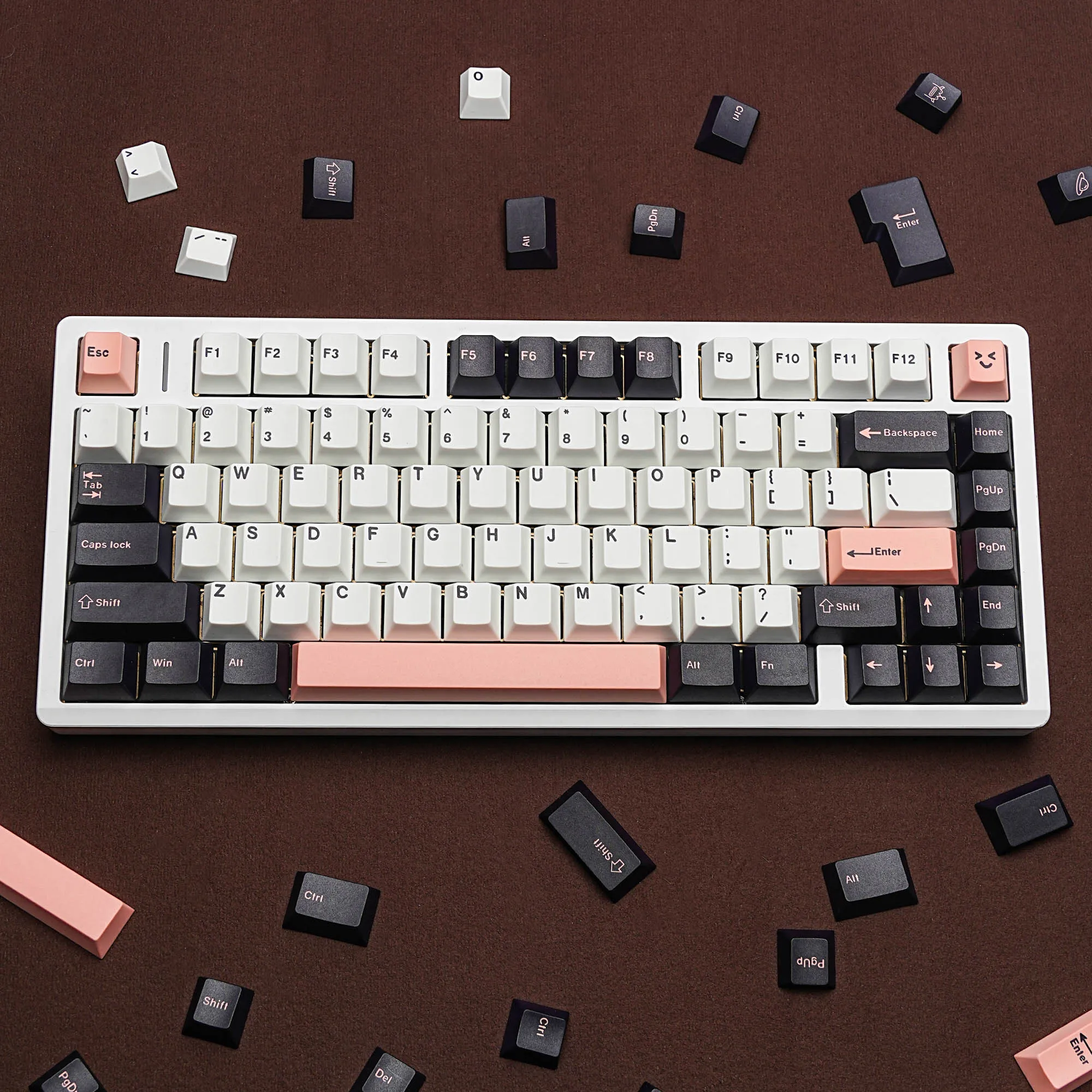

Keycaps PBT Cherry Korean French German Spanish BRPT Hebrew Dye Sub Keycap For Mechanical Keyboard keycaps custom Arabic JP