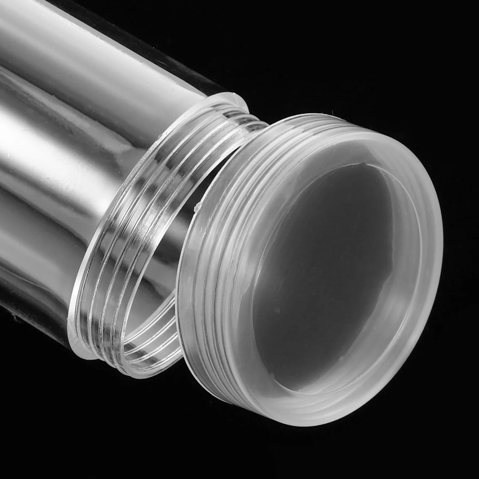 

5pcs Plastic Storage Tubes Clear Transparent Container For Coin Collection With Sealed Lid Commemorative Coins Holder Case Coin