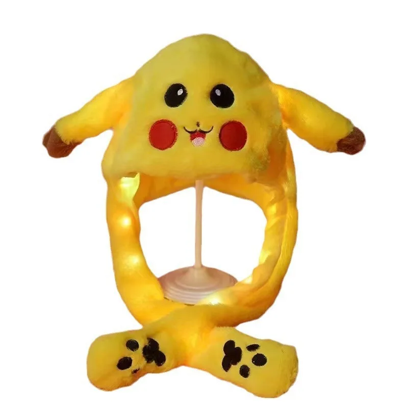 

Плюшевая шляпа Disney Kawaii Lilo & Stitch, мультяшная шляпа с подвижными ушками, милый декоративный реквизит для фотографий, игрушки, подарки