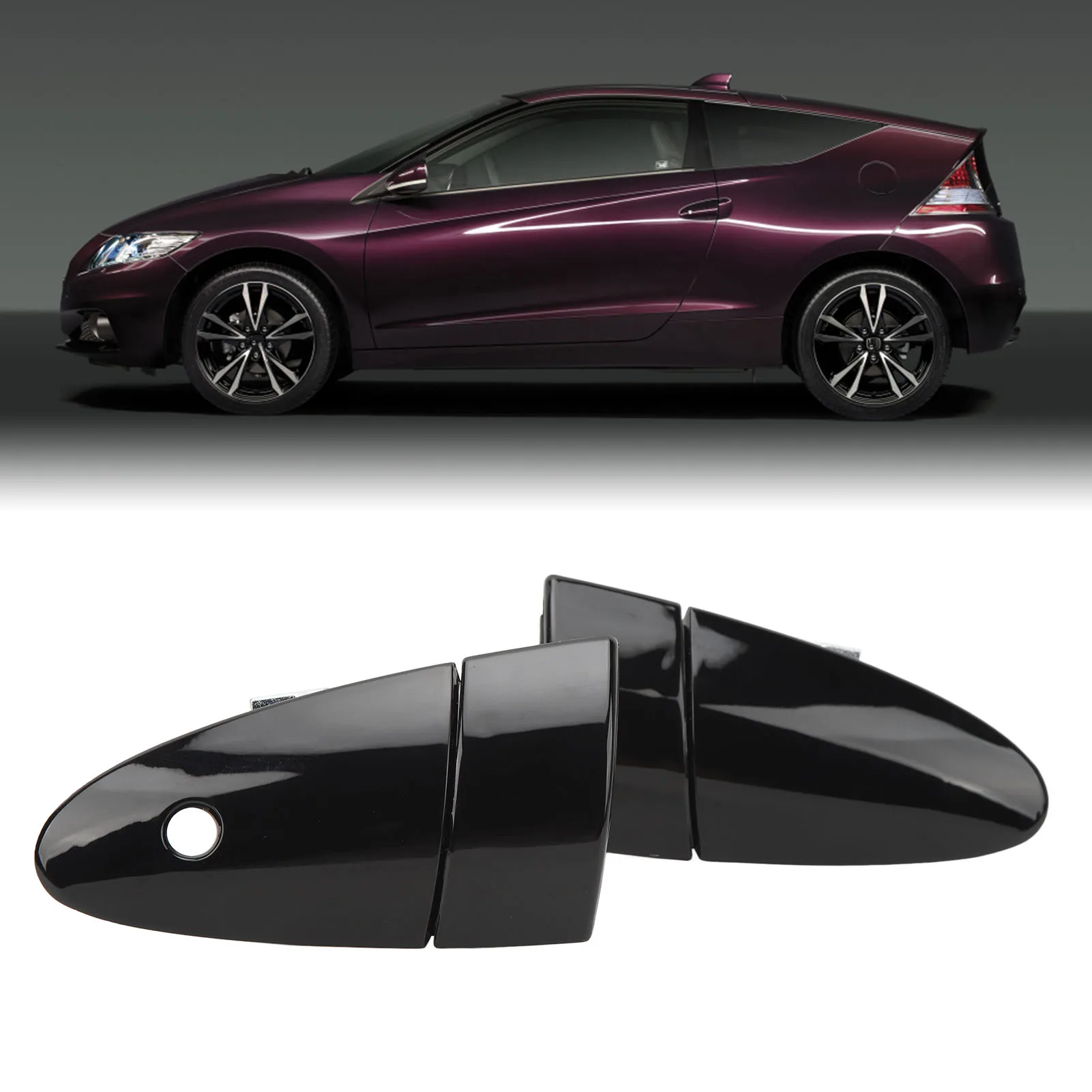 

1 пара внешних дверных ручек автомобиля 72141 SZT G01 Левая и правая внешняя ручка, подходящая для CR-2011-2015, внешняя ручка двери