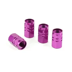 4pcs Aluminum Alloy Car Tire Valve Caps, Personalized Universal Valve Cores, Vacuum Tires, Tire Pressure Monitoring Valve Caps