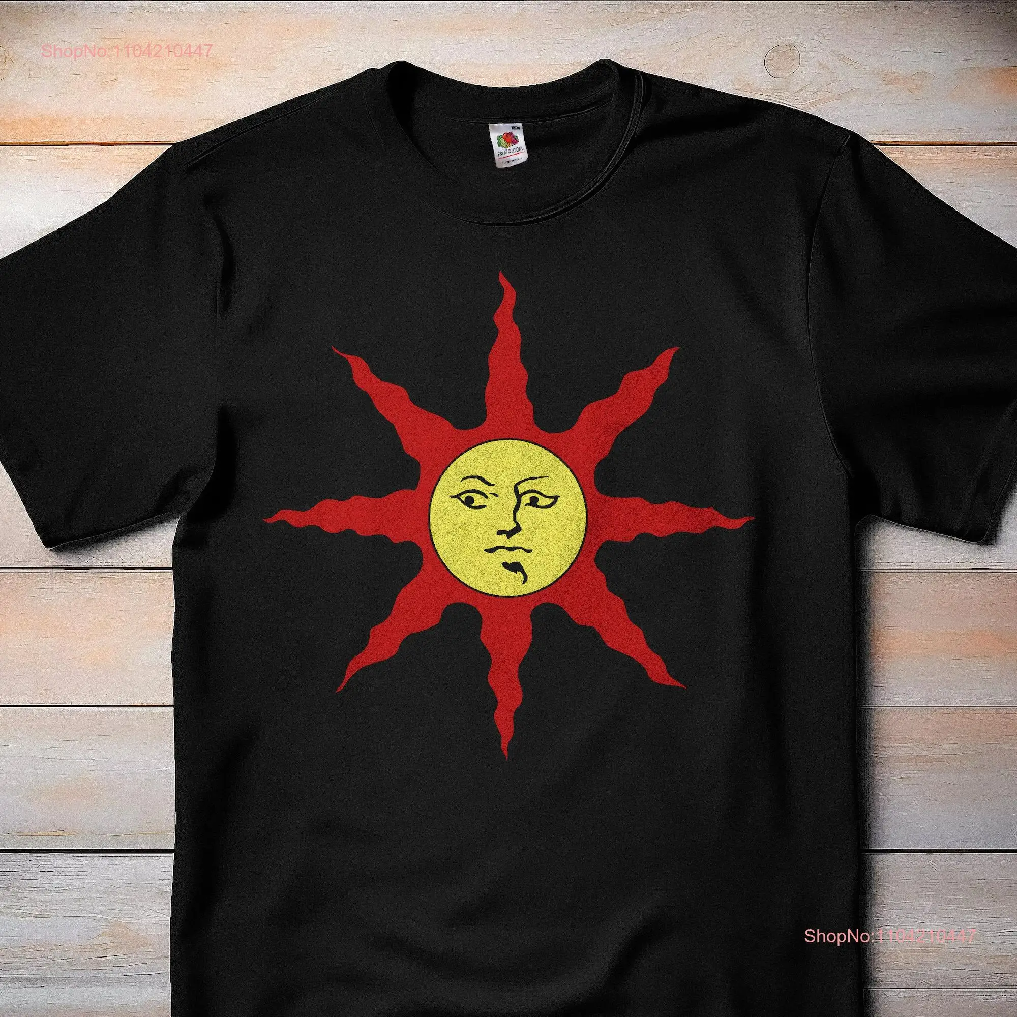 Sun of Solaire Dark Souls Classic Video Game RPG T Shirt Retro Gamer Gaming  long or short sleeves