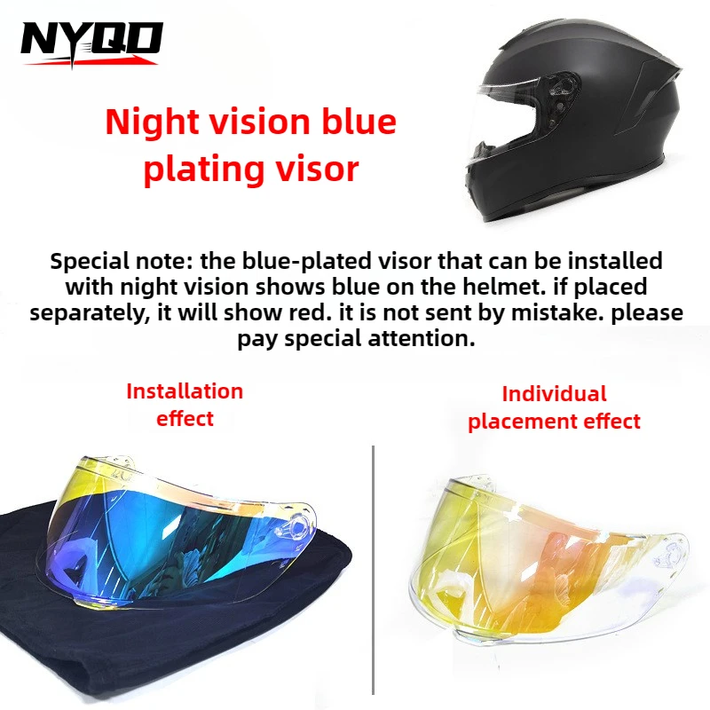Virtue 813 Full Helmet Visor Motorcycle Helm Lens Accessory Cascos Para Moto