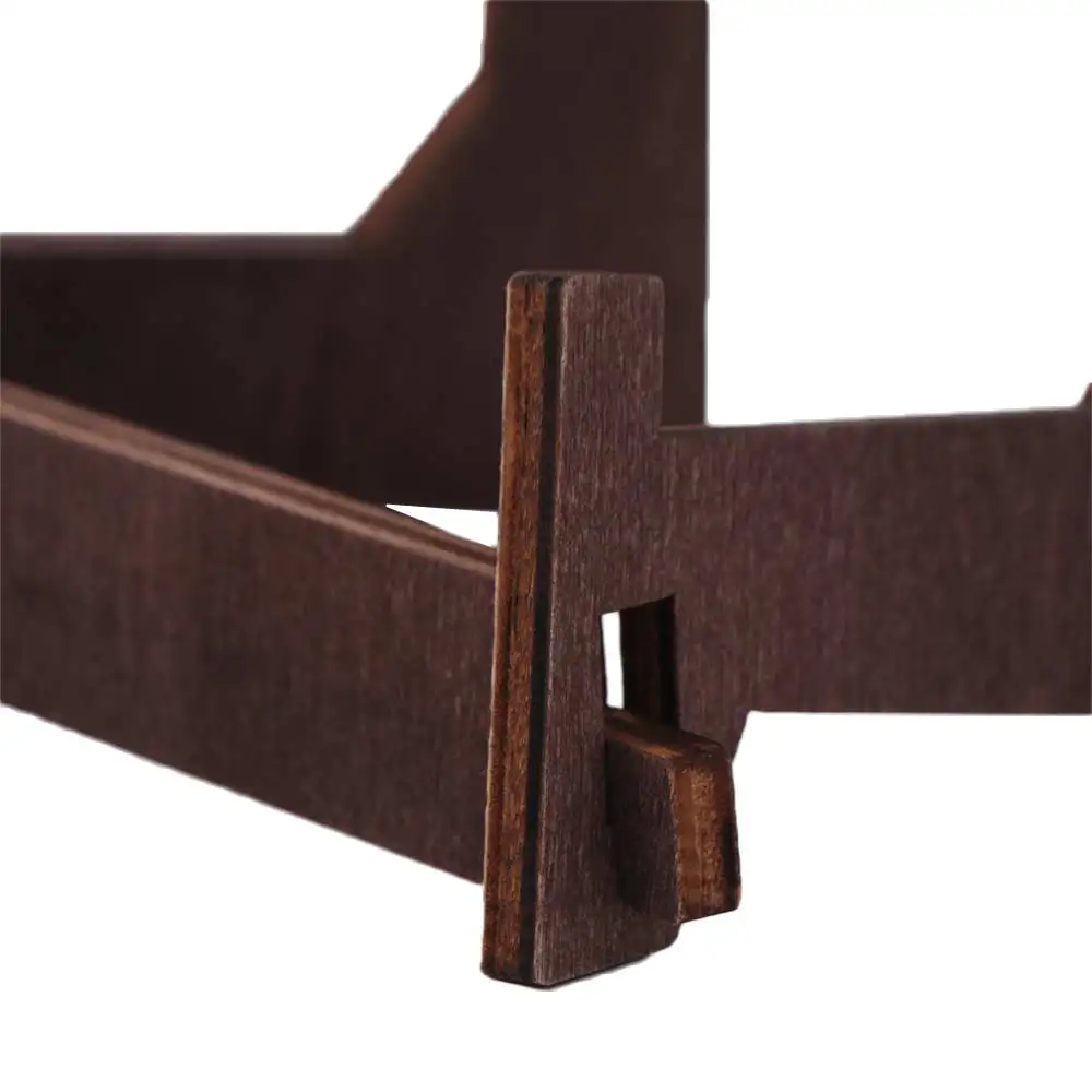 4.5/6/8 بوصة حامل عرض فني مضاد للانزلاق إطار صورة عتيق حامل خشبي متعدد الأغراض حامل عرض الكتب لوحة