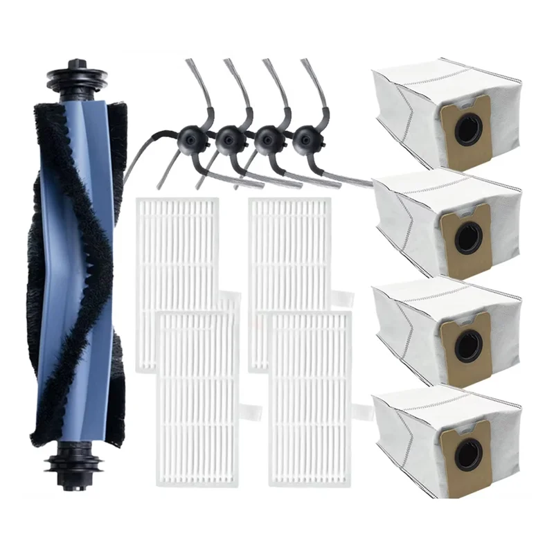For Eufy C10 Robot Vacuum Cleaner Spare Parts Main Side Brush Hepa Filter Dust Bag Accessories