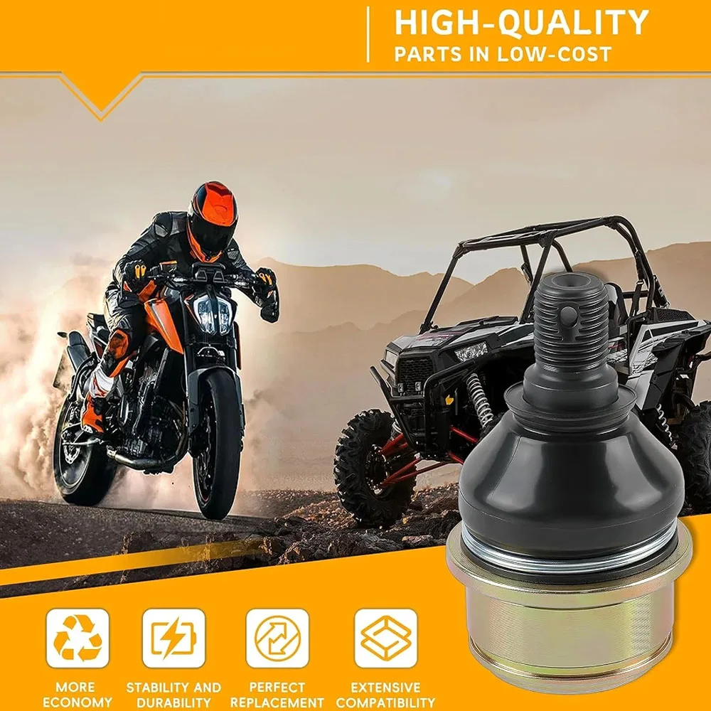 1 Pair ATV Ball Joints for Honda TRX350 TRX420 TRX500 FourTrax Rancher Foreman Rubicon Rincon 51375-HP5-601 51355-HP5-601