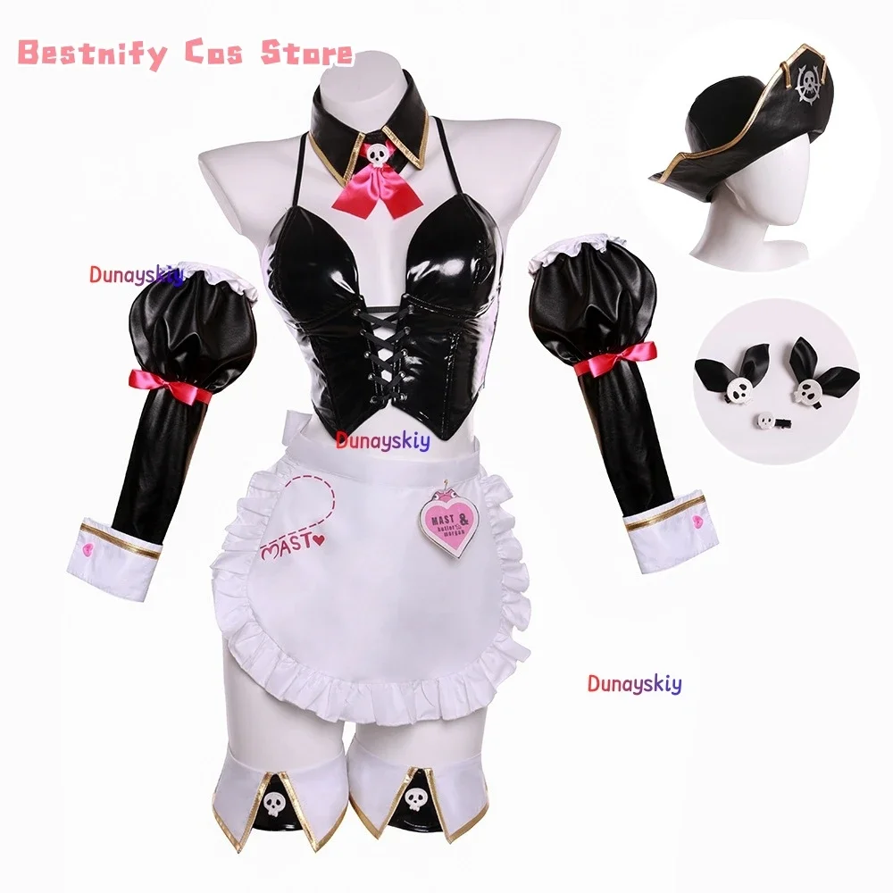 CosplayJuego de anime Nikke: disfraz de Cosplay del mástil de la diosa de la victoria, traje Sexy Y2K, sombrero, Bikini, pelucas de sirvienta para mujer y niña cos Cust