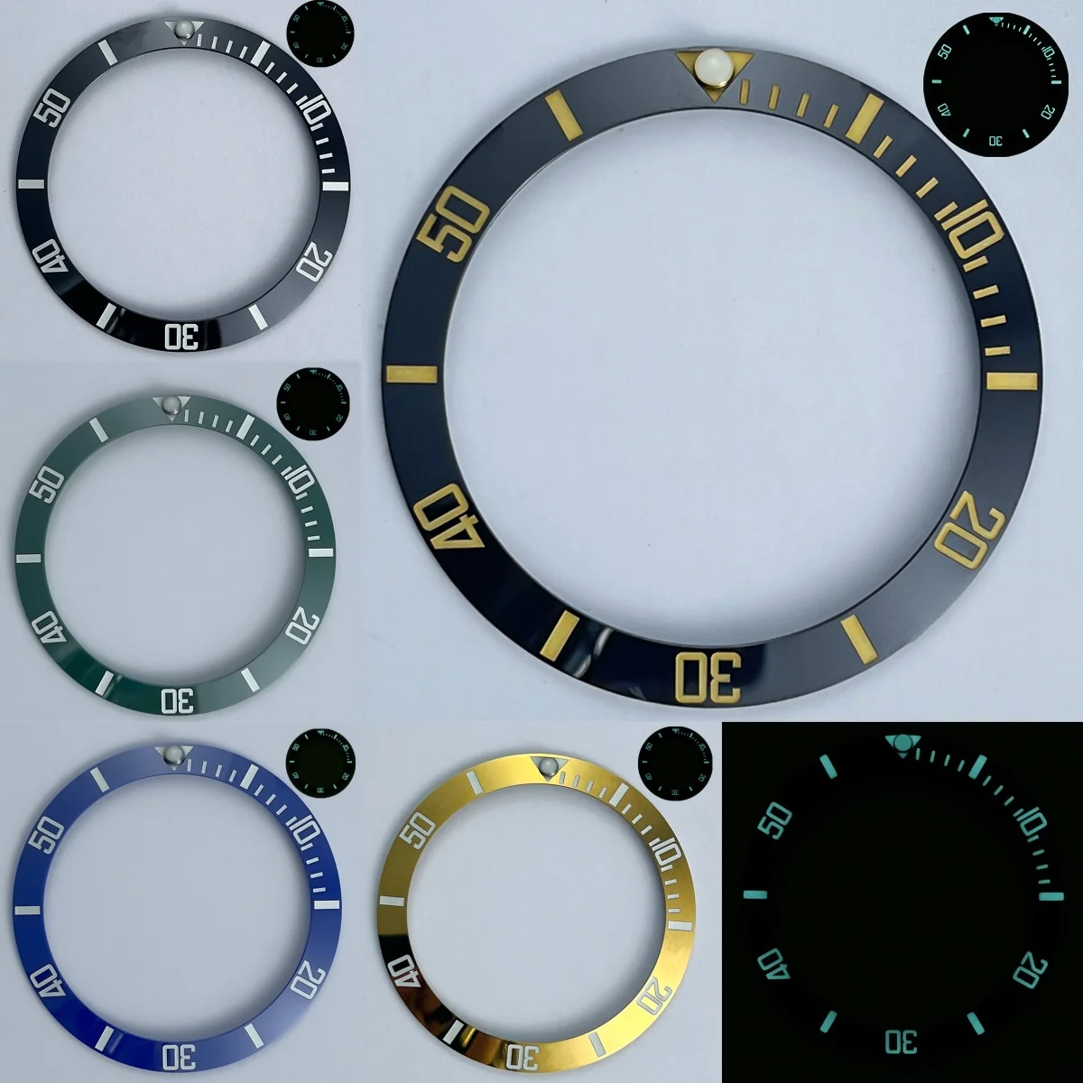 40Mm Curved Blue Lu…