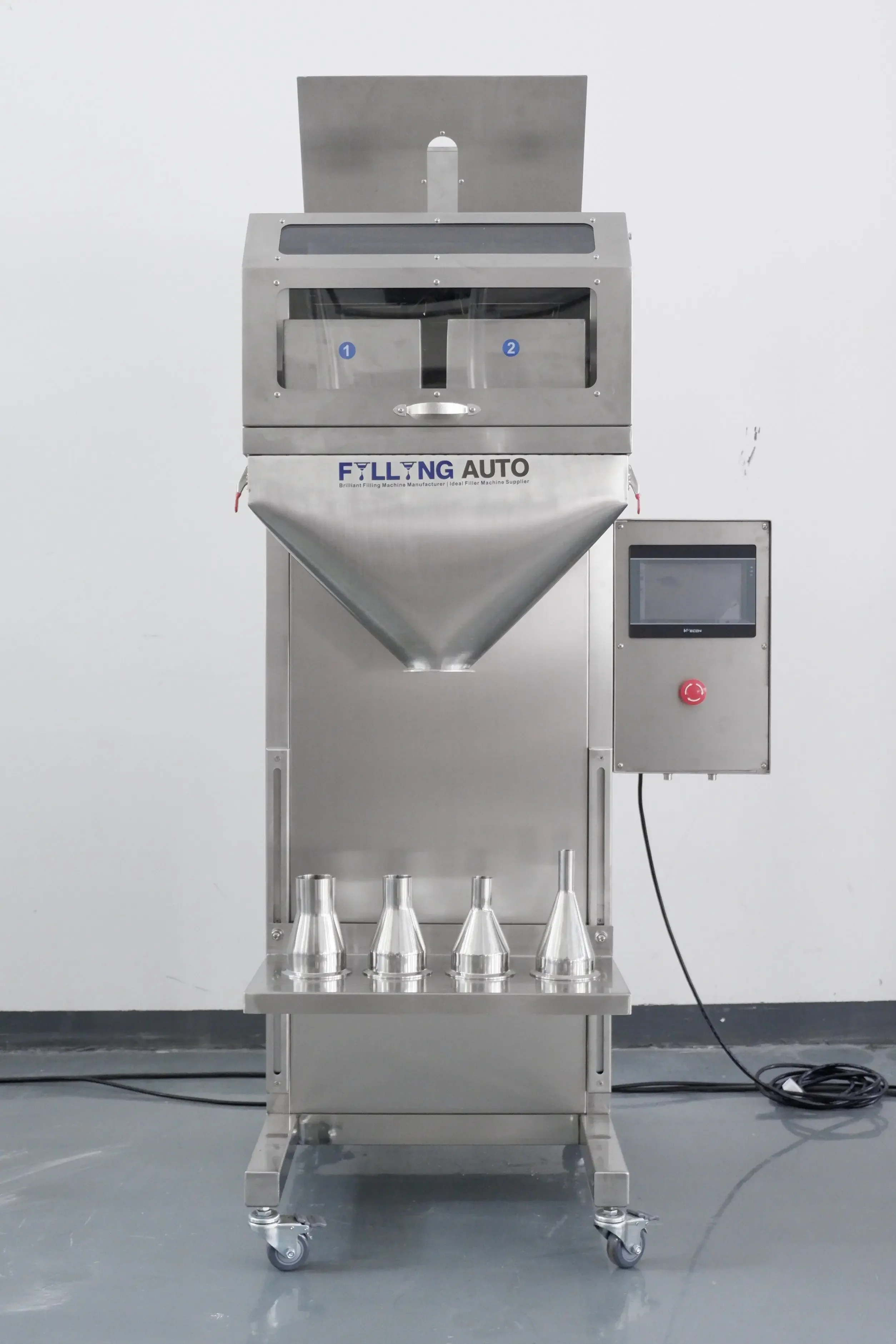 Semi Automatic Large Capacity Seed Grain Coffee Bean Granule Weighing Filling Packing Machine